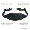 Amphipod AirFlow Lite Waistpack, Minimalist Runners Storage Fanny Waist Pack for Running, Jogging & Walking, Men & Women - Black - L