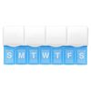 Weekly Pill Planner with Vitamin Compartments and Labels, 1 Count