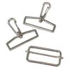 Nippon Chuko 3SET-RSMF50-S Shoulder Strap Hardware Set, Width 2.0 inches (50 mm), Silver
