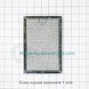 GE Microwave Grease Filter WB06X10309