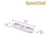Wagner Quick Click Tandem Glider Chair // 8er-Set Replacement Glider // "Hyper" Diameter 39 x 12 mm