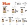 1450PCs Metric Rivets Kit Rivnut Tool Flat Head Threaded Insert Nut Knurled Body