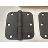 2 Von Morris Solid Brass Extruded Hinges  3.5" New in Box 14-3558-BD
