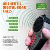 Cass Creek Ergo Electronic Boar Call, Compact Handheld Hunting Caller, Digital Sound Quality, Easy One-Hand Operation, 5 Authentic Calls