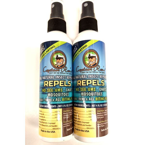 All Natural Captain Ron's Bug Repellent Spray 2 pack