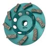 2 Pack 4.5" Diamond Segment Grinding Wheel Disc for Concrete Angle Grinders