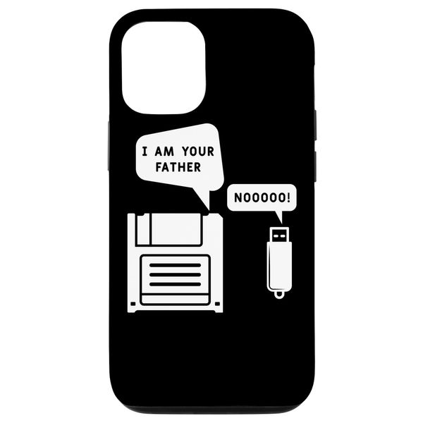 iPhone 14 Funny I am your Father USB Stick Floppy Disk Computer Nerd Case