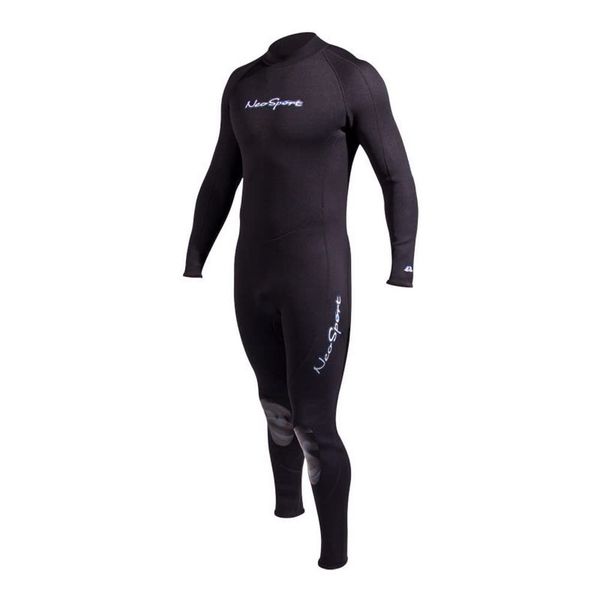 NeoSport 5mm Men�s Neoprene Backzip Jumpsuits-Black-Medium