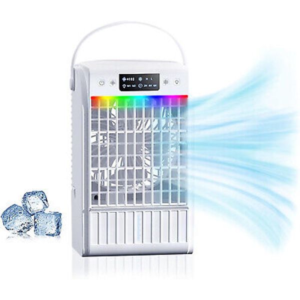 Evaporative Air Cooler Air Conditioner with Quiet 3 wind speeds & 2 Cool Mist