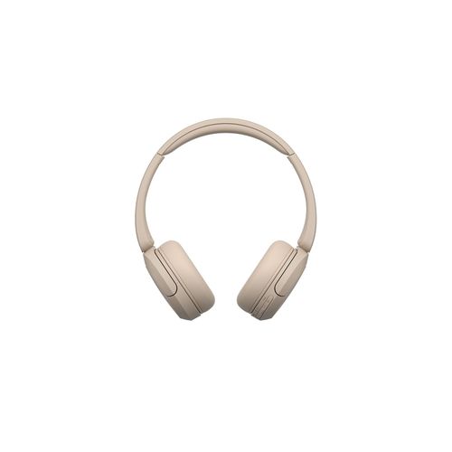 Sony WH-CH520 Best Wireless Bluetooth On-Ear Headphones with Microphone for Calls and Voice Control, Up to 50 Hours Battery Life with Quick Charge Function, Includes USB-C Charging Cable - Beige