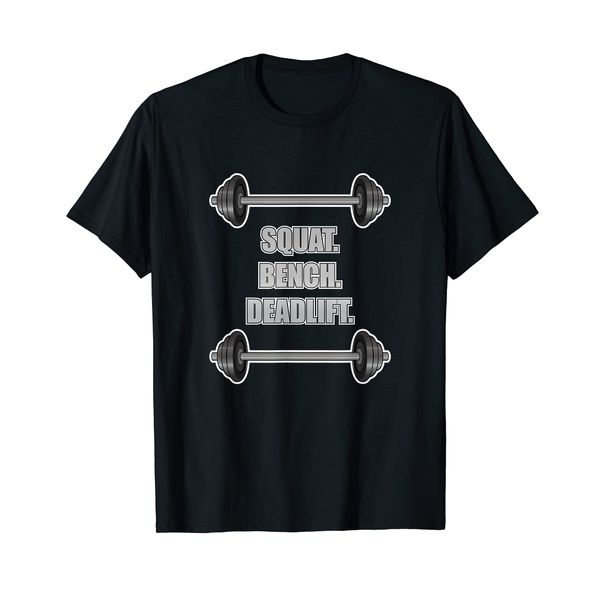 Powerlifting Weightlifting Barbell Squat T-Shirt