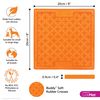 Lickimat Buddy Orange Lick Mat for Dogs and Cats