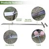 40Professional Stainless Steel Soil Sampler Probe With Ejector Foot Pedal Reusab