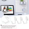 SOLUSTRE 20pcs Pegboard Hooks Kit J Shape Peg Hooks Plastic Peg Board Hooks for Garage Tool Storage Organizer