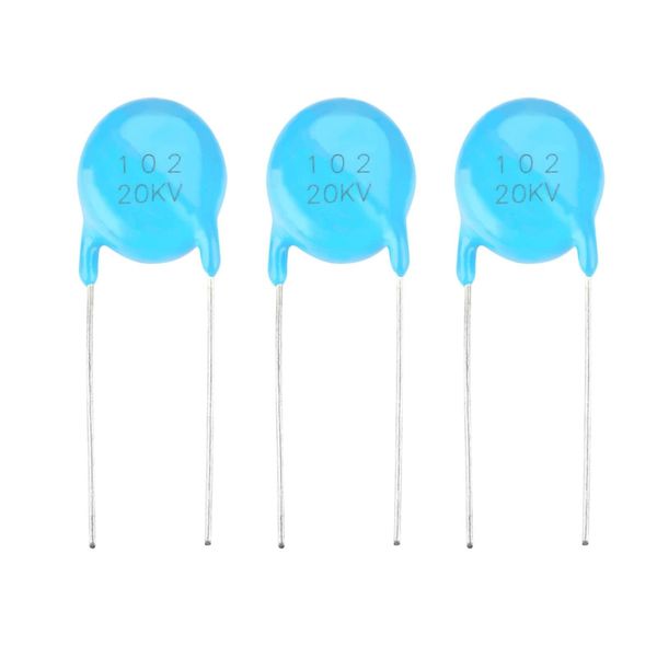 Ceramic Capacitor Kit 20Pcs High Voltage 20KV 1nF 0.001uF 1000pF Capacitor Ce...