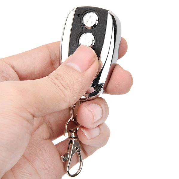 Remote Control Key Fob, 1Pcs 433MHz Universal Garage Door Opener Remote Cloning Wireless Remote Control Key Fob for Car Garage Door Gate