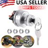 Universal Ignition Key Starter Switch for Car Tractor Trailer Truck w/ 2 Keys US