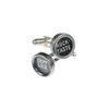Miniblings Rücktaste Shift Lock Cuff Links Cufflinks Typewriter Keys Black
