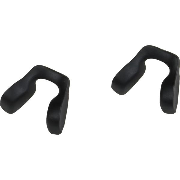 ZERO TECH BASE Accessory Nose Pad Replacement Part, Asian Fit, Large, OAKLEY Compatible, Compatible with NOSE PAD ZERO, SUTRO, etc, Black