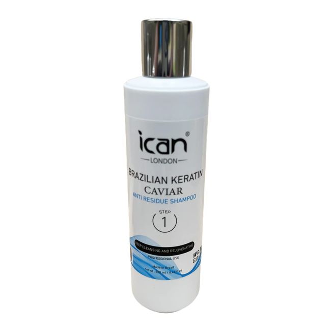 ican london Brazilian Keratin Caviar Anti Residue Shampoo 250ml