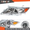 Labwork Headlight For 2010-2011 Toyota Camry Halogen Reflector Chrome Right&Left