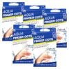 Aqua waterproof finger cap 12 pieces, 3 boxes (S 6 pieces M 6 pieces) thimble latex, 3 pieces