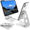 Folding Smartphone Stand [Enhanced Version] Compact Tabletop Folding Portable Angle Adjustable Smartphone Stand Desk Desk Iphone Sumaho Smartphone iPhone Android Vertical Horizontal Portable [Storage