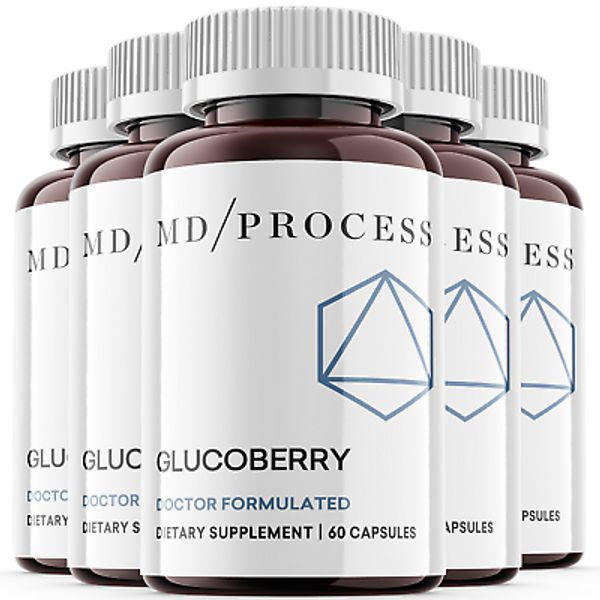 5 Pack - Glucoberry - Gluco berry Supplement for Gut Health, Immunity, Digestion