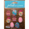 RARE Jolees EASTER EGG Decorating Eggs Flower Spring Ribbons Scrapbook Stickers