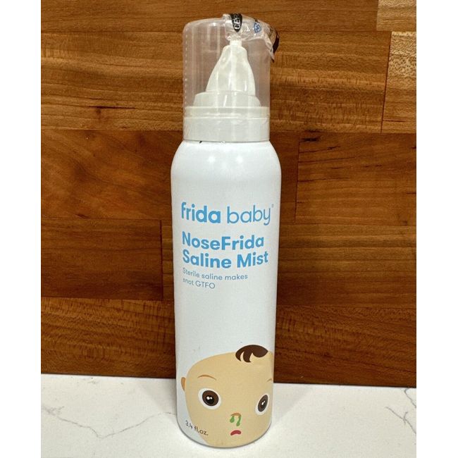 NEW Frida Baby NoseFrida Saline Mist Nasal Spray for Babies - 3.4oz