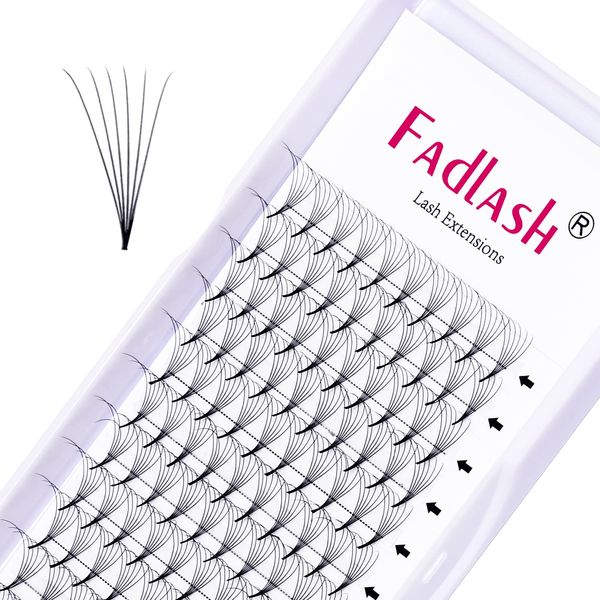 Pre Made Fans 6D 0.07mm C Curl 12mm Fadlash Premade Lash Extensions Pre Fanned Russian Volume Lashes Fan 0.07mm C/D Curl Eyelash Extension