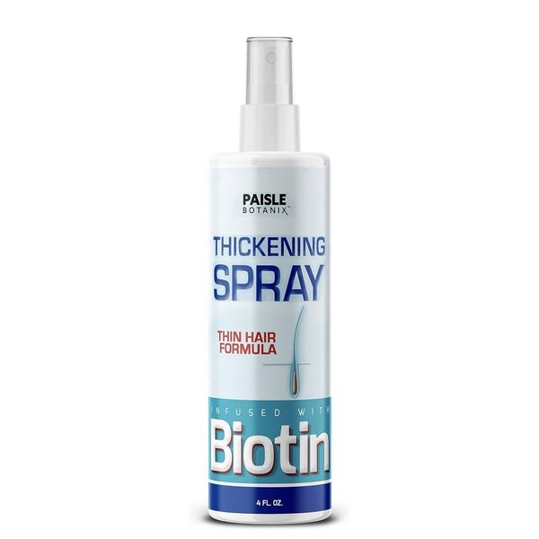 Paisle Biotin Hair Thickening Spray Fine Hair Growth Hair Loss Prevention 4oz