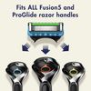 Gillette Fusion ProGlide Razors, Men 1 Gillette Razor, 4 Razor Blade Refills, Shields Against Skin Irritation