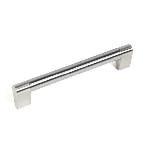 Contemporary 8 3/8 inch Sub Zero Stainless Steel Cabinet Bar Silver