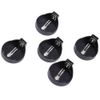 10pack Button Coin Cell Battery Socket Holder Case Black CR2025 CR2032 USA