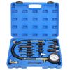 16Pcs Diesel Engine Compression Tester Kit Cylinder Pressure Test Tool Set
