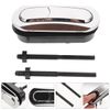 Vaguelly Oval Toilet Flush Button Black Dual Flush Button Replacement Kit Random Style