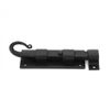 Black Shepherds Crook Straight Bolt Lock Cabinet Hinge Bolt Renovators Supply