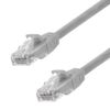 NavePoint Ethernet Patch Cable CAT6A, UTP, 24AWG, 2 Ft, 10 Pack, Gray