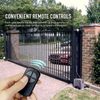 1800lbs Automatic Slide Gate Opener Motor Infrared sensor Remote Control key TET