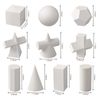 Gypsum Geometry Sketch Drawing Model Geometry Mold Sketch Geometric Solid Modeling Ball Block Shape Resin Aid Practicing