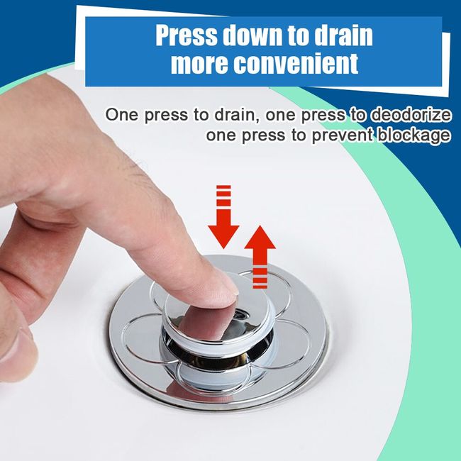 1pc Drain Hair Remover, Sink Strainer Prevents Hair Clogs In  Bathroom/kitchen