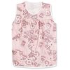 AmeriMark Easy-Care Snap Front Cobbler Aprons Vest with Two Patch Pockets Coffee 4X