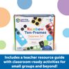 Learning Resources Rainbow Ten-Frames Classroom Set, Ages 5+, 10 Connectible Ten Frames and Counters, Maths Teaching Aids, Classroom Essentials