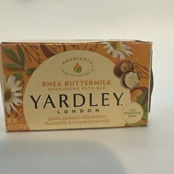 Yardley London Sensitive Skin Shea Buttermilk 4 Oz Bar Soap