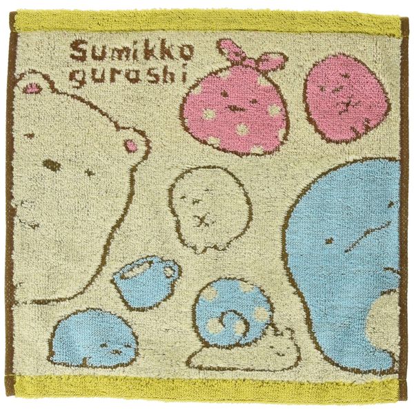 Marushin 6575009300 Hand Towel, Sumikko Gurashi, Full Sumikko, Cotton, Fluffy, Available in 3 Sizes