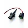 EXTERNAL AIR AMBIENT TEMPERATURE TEMP SENSOR WITH CONNECTOR AND WIRES FITS BMW/MINI
