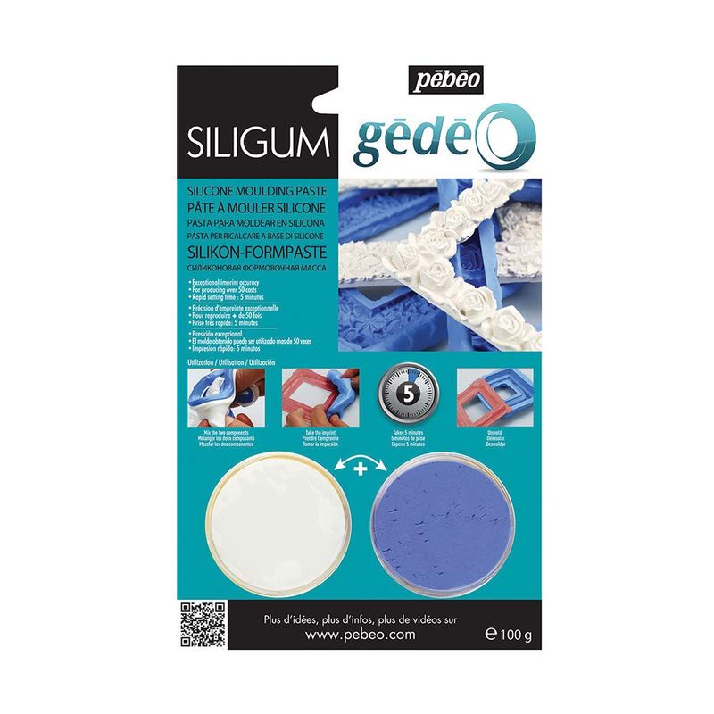 Alginate de moulage Pébéo Gédéo - 500 g - Matières à modeler et couler