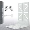 GeneX 90° Angle Angle Dome Camera Bracket Mounting Hardware Universal Wall Ceiling Mount L Type Bracket Security Camera Housing Tilt Mounting Hardware