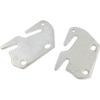 Bitray Wood Bed Plates Wood Bed Rail Hook Plates Bed Rail Brackets - 8pcs